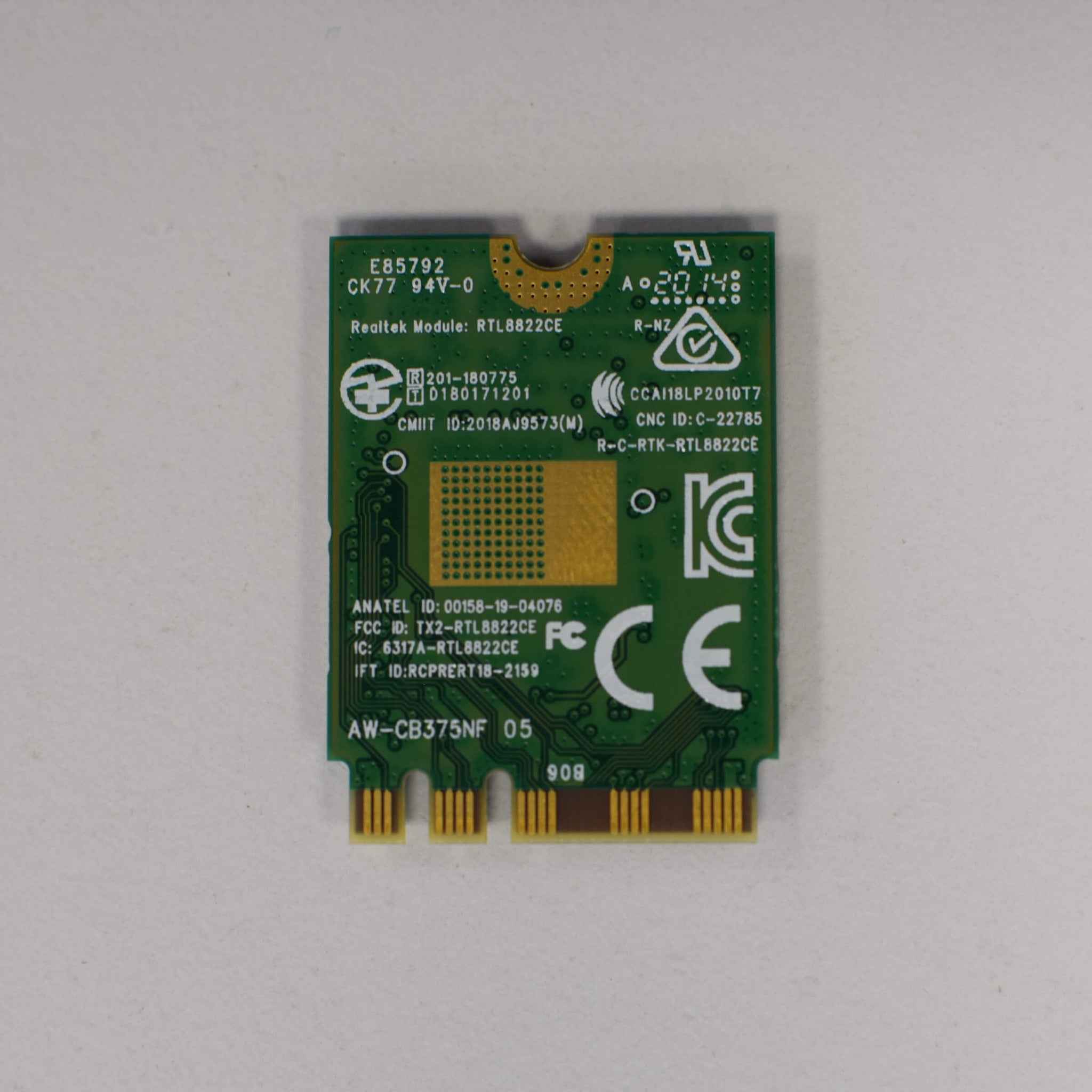 Realtek 8822ce Wireless Lan 802.11 Ac Pci E Nic Realtek RTL8822CE M.2 Network Card Dual Band 802.11ac WiFi Bluetooth 5